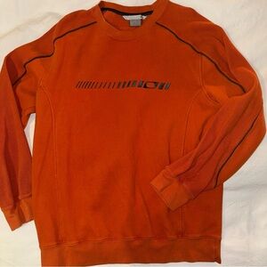Nike Y2K Orange Crewneck Sweatshirt